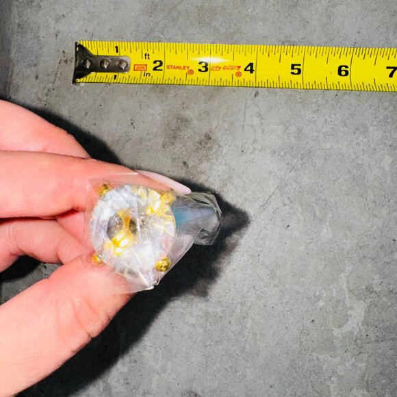 Diamond Crystal Writing Ballpoint Pen Bling Luxury Metal Top Ball Pens Gift - Picture 4 of 5